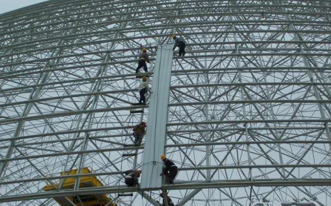 三河网架装配好以后应当留神哪八项验收事件